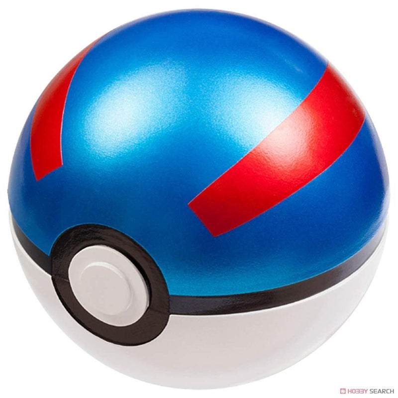 TOMY Takara Tomy MB-02 Pokemon Moncolle Great Ball Pokeball 3" Openable - Image 1